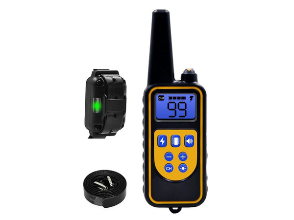 Collier de dressage électrique pour chien 800m télécommande