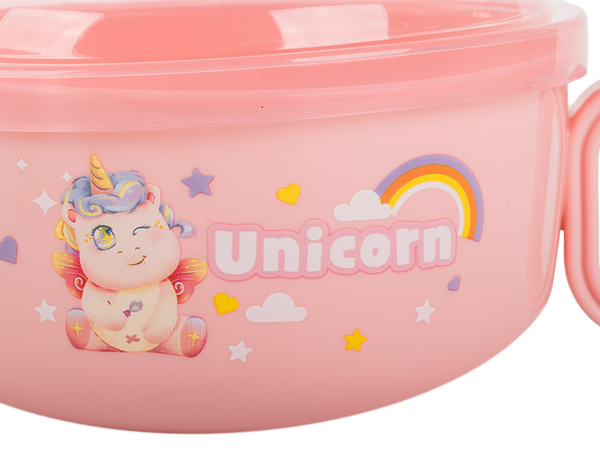 Sada nádobí na krmení miska na dětskou stravu s rukojetí lžíce