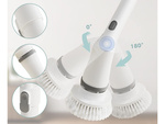 Perie rotativă electrică pentru mop pentru rosturi de țiglă cu 6 vârfuri tornado
