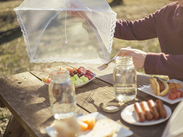 Moskitonetz abdeckung lebensmittel obst grill insektenschutz 34cm