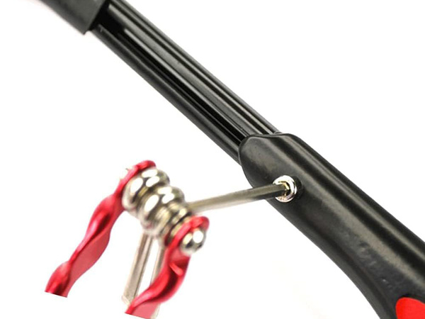 Béquille de vélo pied réglable béquille de vélo arrière latérale aluminium