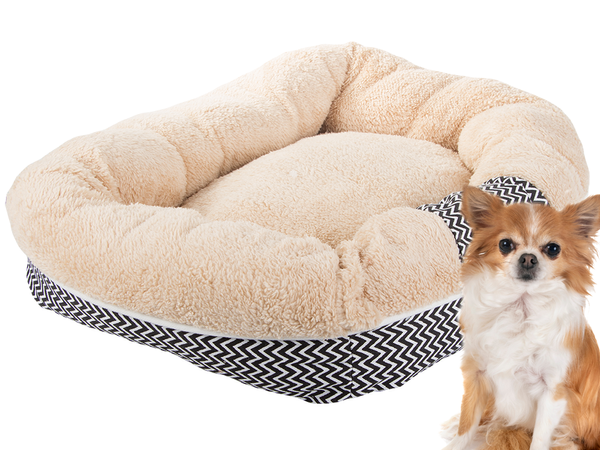 Plush dog playpen bed soft cushion couch bedding fluffy