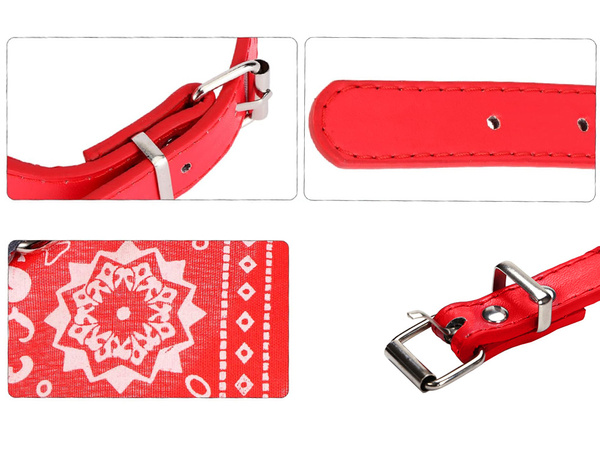 Dog collar with bandanna for dog cat l