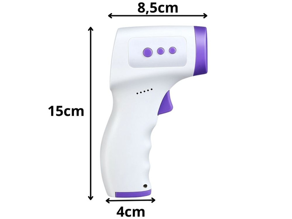 Bezkontaktní infračervený teploměr lcd elektronický přesný digitální