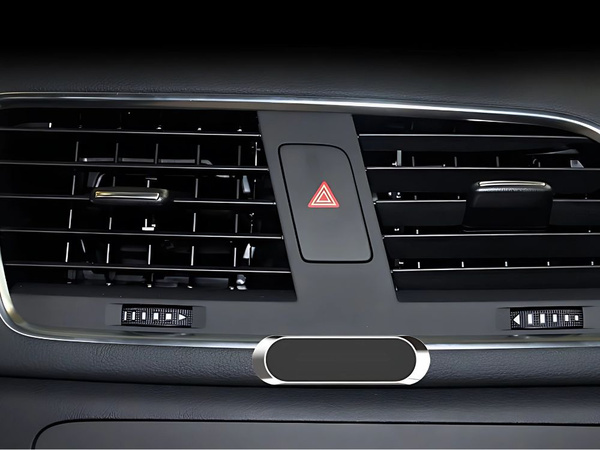 Support magnétique pour téléphone de voiture auto-adhésif 2x sangle aimantée