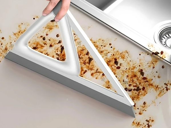 Scraper for collecting water floors windows glass mirrors broom scraper