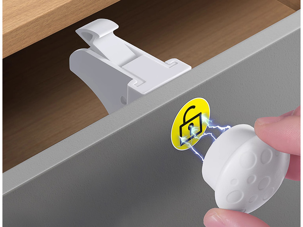 Mágnetikus bútorbelületi blokkoló gyerekeknek 10 db