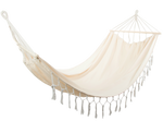 Hamak turystyczny duży boho frędzle dwuosobowy huśtawka 200x150