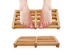 Masajeador de pies tradicional de madera rodillo 2x5