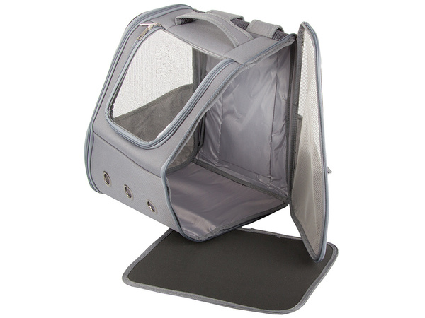 Carrier bag backpack for cat dog rabbit window back ventilated