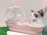 Automatische tränke für katze hund wasser brunnen filter tränke schüssel schnecke