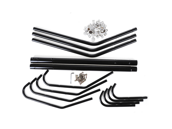 Clothes rack outerwear jackets floor hook arms