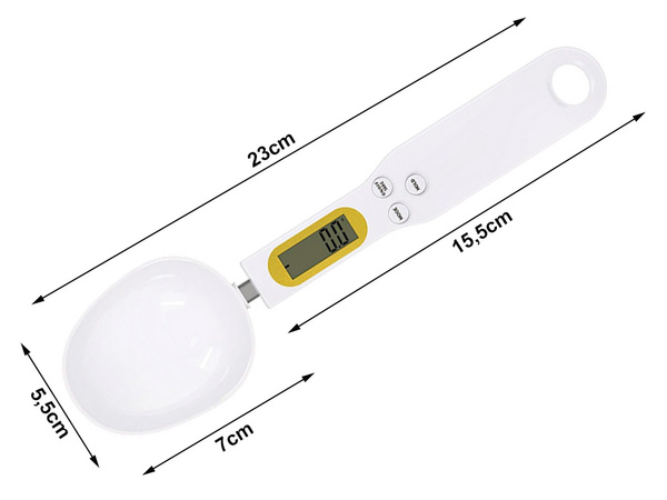 Elektronické kuchynské váhy lcd digitálne primárne k manuálnej 500g