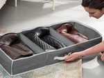 Aufbewahrungsbox kleiderschrank organizer reissverschluss gross für schuhe bettwäsche