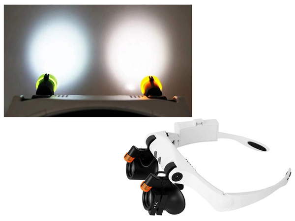 Loupe d'horlogerie réparation 25x 20x led