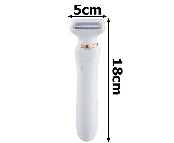 Dámský holicí strojek epilátor zastřihovač těla usb mokrý suchý aku