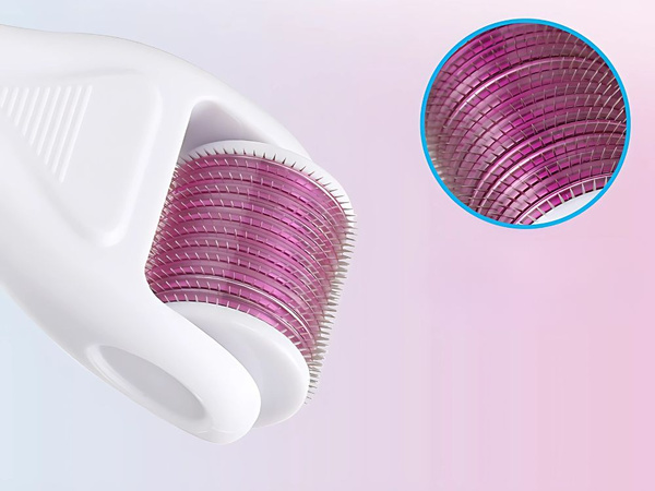 Derma roller для микроигольчатой мезотерапии лица шеи тела 6 в 1 комплект