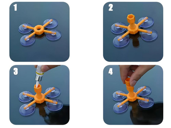 Súprava na opravu čelného skla lepidlo na praskanie skla