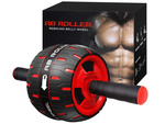 Ejercicio abdominal rueda de rodillos + colchoneta