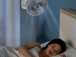 Stolní ventilátor stojící klip 3 rychlosti bezdrátový ruční