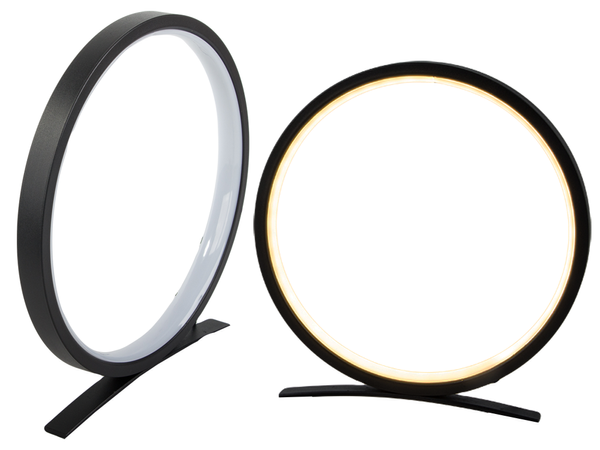 Lampă de noapte de masă inel circular reglare culoare rece caldă neutră