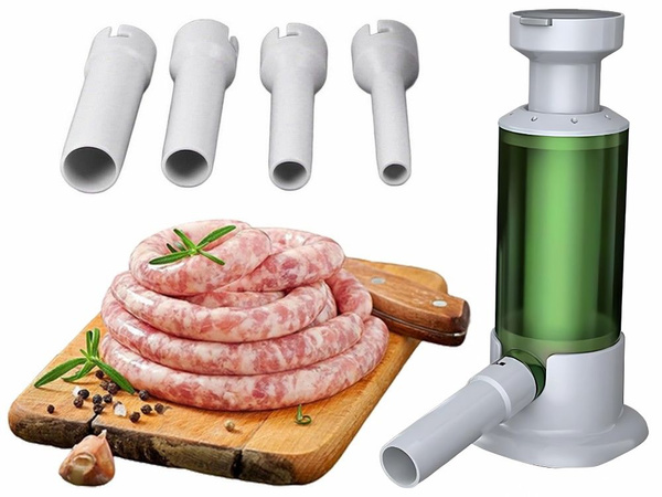 Mână cârnați umplutură cu 4 sfaturi verticale spritzer mașină