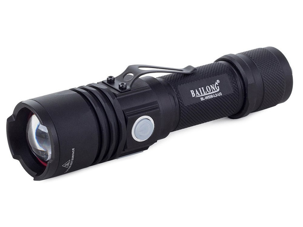 Linterna táctica bailong cree led xm-l3-u3 usb