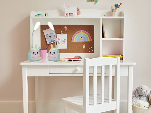 Led rgb usb lámpara de escritorio para niños luz de noche