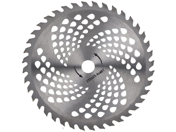 Lame de scie pour débroussailleuse lame 255x25.4 40t