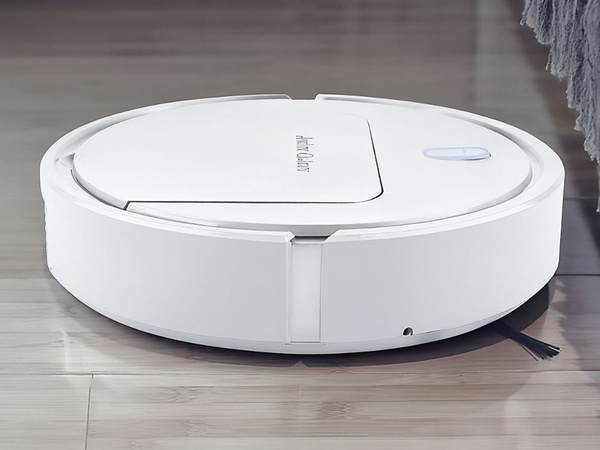 Automatický bezdrôtový elektrický čistiaci robot vysávač, biely