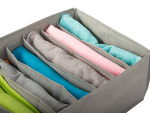 Underwear organiser bras for wardrobe drawer 7 compartments bin