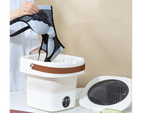 Mini portable washing machine small folding travel washing machine for clothes and linen 11l
