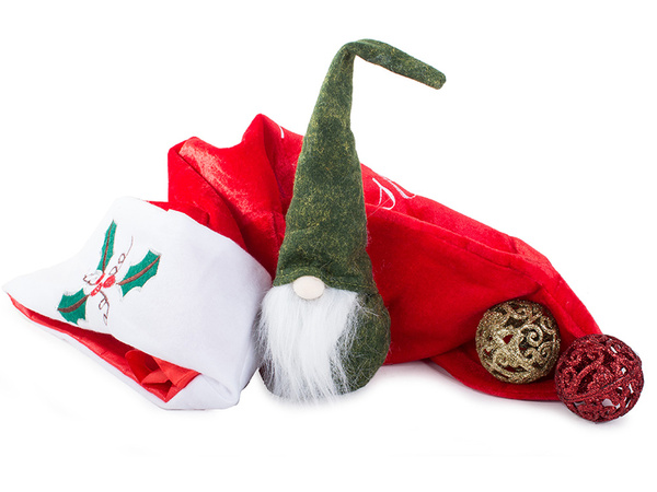 Gnome de noël gnome de noël sous l'arbre de noël