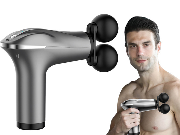 Pistola de masaje espalda cuerpo pierna masajeador fuerte pistola de masaje 4 puntas