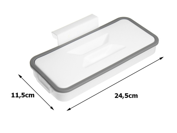 Zsák tartó hulladékkosár akasztó bilincs