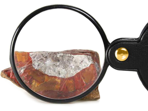 Loupe de poche pliante petit boîtier mini