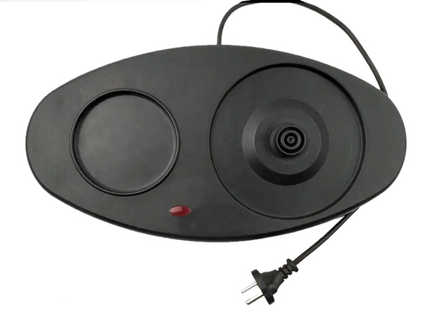 Elektriline veekeetja tee keetmise komplekt koos soojendusega alusega