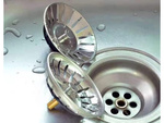 Metal stopper for sink sieve large basket zat zat zat siphon
