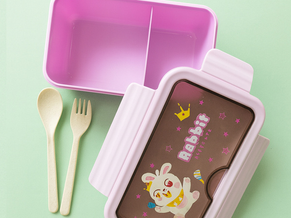 Lunchbox cutie pentru micul dejun container pentru micul dejun pentru școală compartimente tăietori
