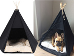 Tepee cort casa câine pat pisica cușcă