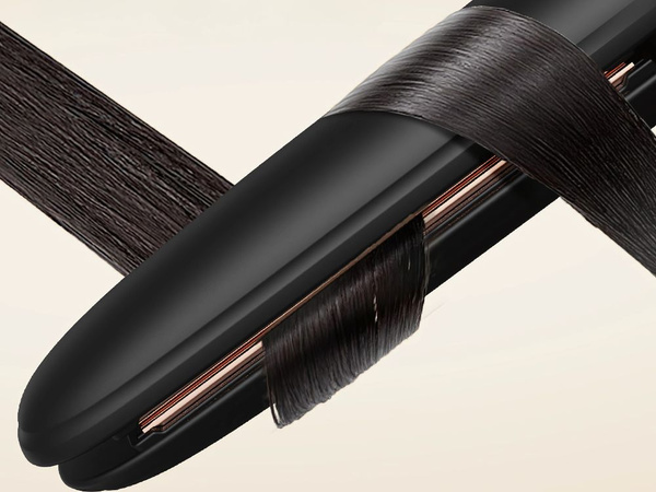 Keramik-haarglätter mit einstellbarer 2in1 locken und glättet haar 140-220°c