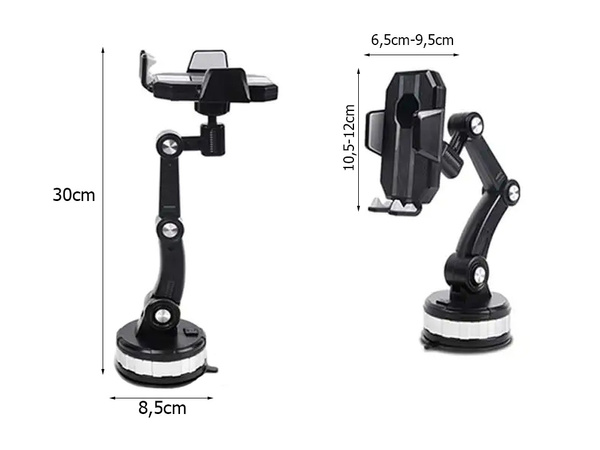 Support de téléphone pour voiture pare-brise cockpit solide gps au pare-brise