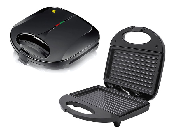 Tostadora grill para panini tortilla sandwiches antiadherente 750w