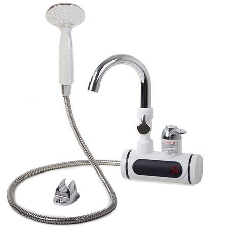 Calentador de agua instantáneo lcd ducha 3000w