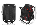 Fishing chair with backpack folding bag 3in1