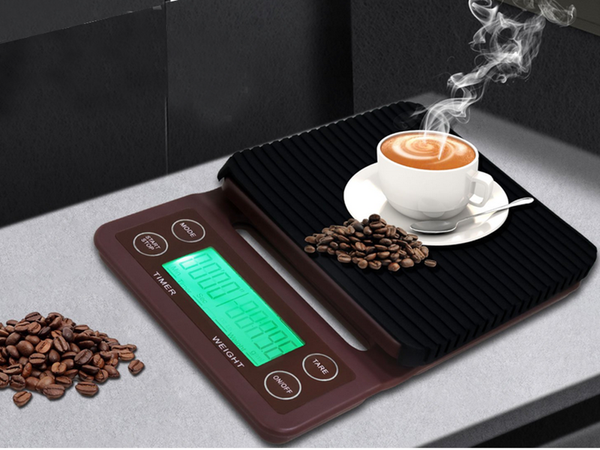 Pesas de café electrónicas tara precisa electrónica 5kg 0,1g