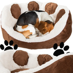 Lit pour chien pelucheux lit pour chat coussin doux lit pour canapé 60cm
