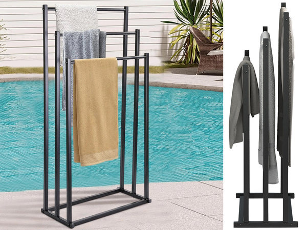 Porte-serviettes de salle de bain loft porte-serviettes en métal pour salle de bain séchoir