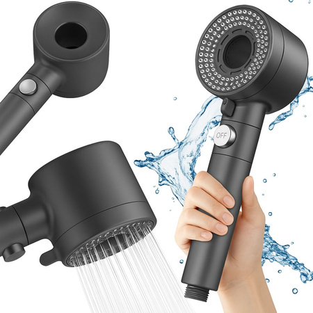Pomme de douche 5 modes avec filtre remplaçable fonction stop économique