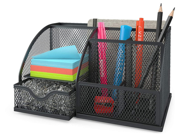 Desk organiser 6 compartment drawer